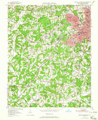 Old Historical Maps of Westview, Winston-Salem | Pastmaps